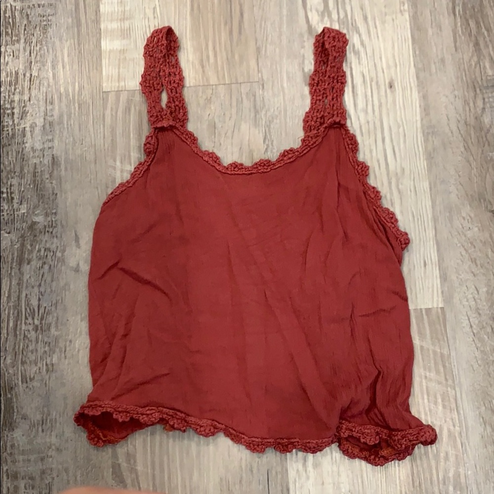 LA Hearts crop top